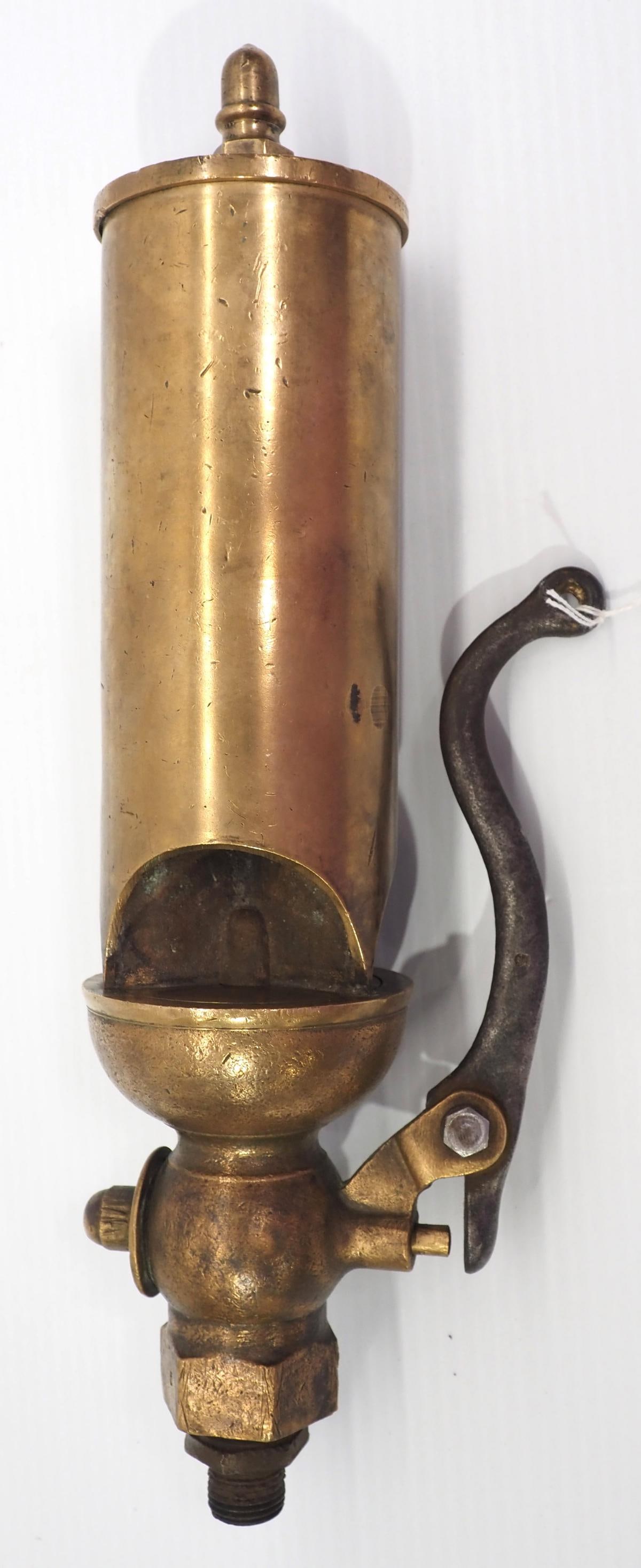 3-chime steam whistle with handle, 3"dia. x 14"H: 3-chime steam whistle with handle, 3"dia. x 14"H
