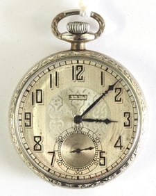 Elgin 17J size 12 pocket watch with Challenge case, serial #27566143