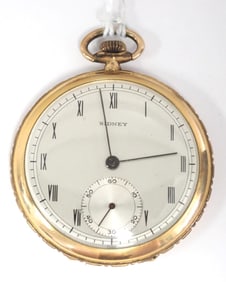 Sidney 23J Swiss-made pocket watch with 10-year rolled gold case