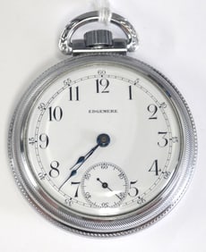 Edgemere, Chicago IL size 18 7J pocket watch, serial #3034540