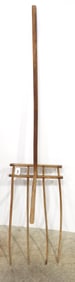 4-tine wooden primitive fork