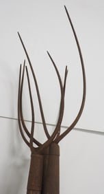(4) Primitive 2-tine forks, longest is 82"L