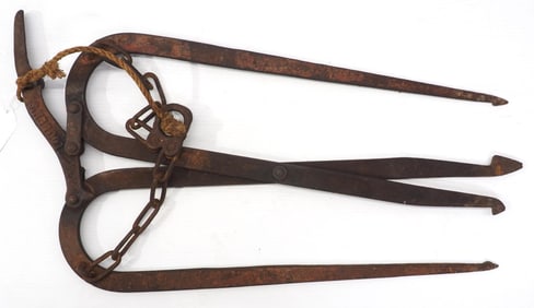 Cast iron Louden's hay fork