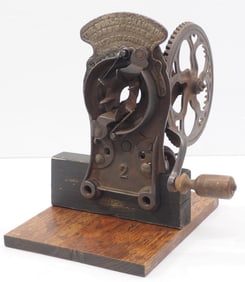 The World Champion Corn Sheller #2 with patent March 24, 1891, measures 12"H, page 231 of 2010