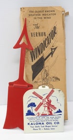 The Vernon Windicator with advertising for Kalona Oil Co. with partial original box