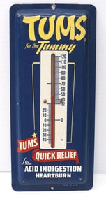 4"x9" aluminum Tums for the Tummy thermometer