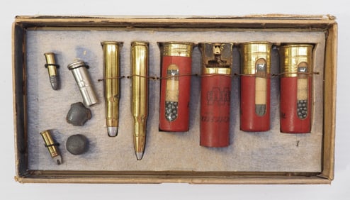 Dummy Samples Box of Winchester World Standard Ammunition, Shot Shells and Cartridges