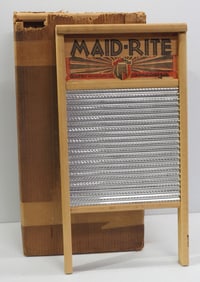 (6) NOS Standard Family Size, Special Metal No.2072 washboards by Columbus Washboard Co. in original