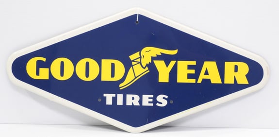 28"x13" SST Goodyear Tires sign, marked A-M 1-66