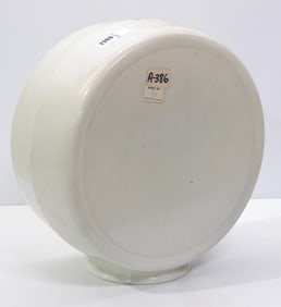 Extra wide glass gas pump globe for flat 14" plate