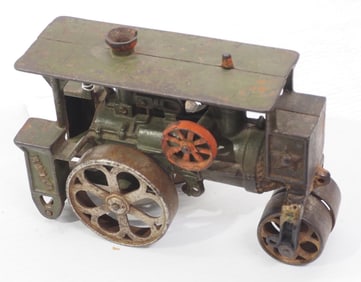 Hubley cast iron Huber steam roller, 8"L