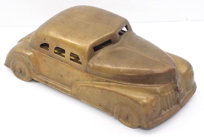 Betel Motor Car made of brass, patent #75085, 10"L x 5"W x 4"H