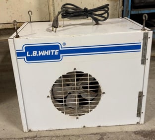 (2) 40,000 BTU L.B. White forced air heaters