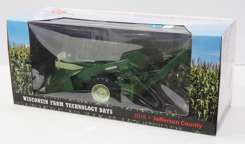 Oliver 1600 Tractor with 74-H Corn Picker