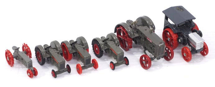 (6) Various Case tractors