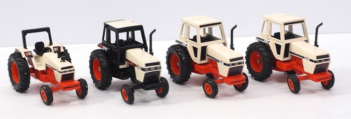 (4) Case tractors