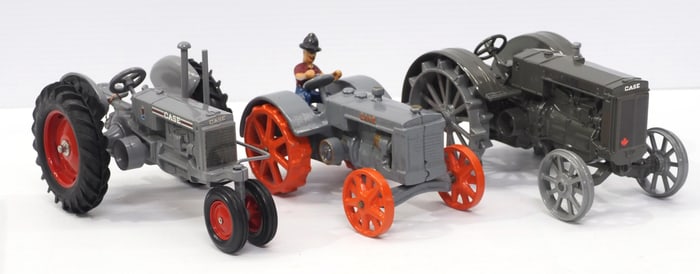 (3) Case tractors