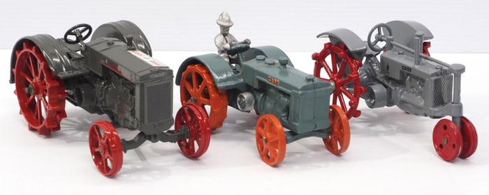 (3) Case tractors
