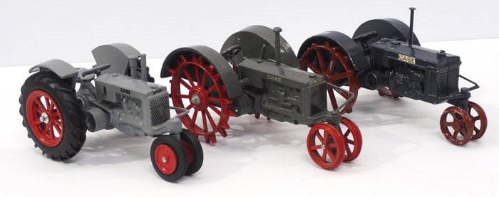 (3) Case Tractors