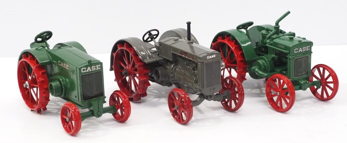 (3) Case tractors