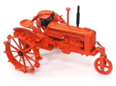 Case DC with single front wheel, steel wheels