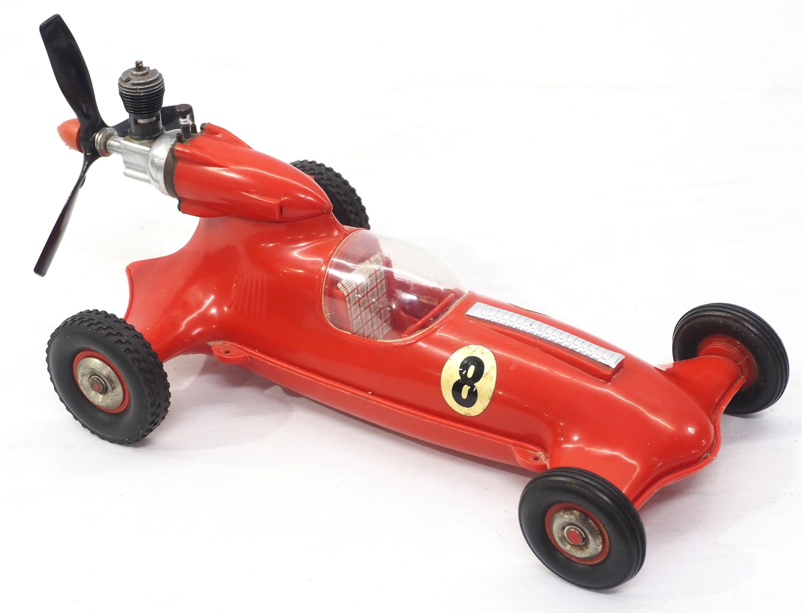 1960s Thimble Drome "Prop Rod" plastic race car