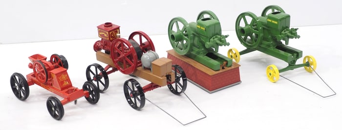 (4) Cast iron hit & miss engines