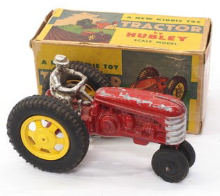 Hubley Tractor No.472 with driver and box