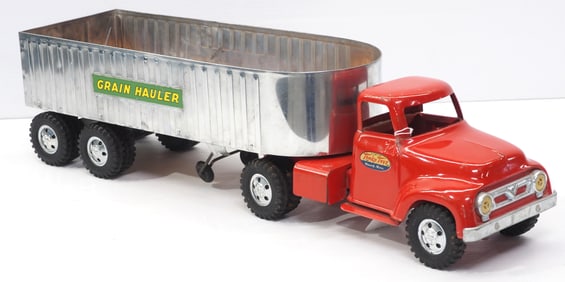 1956 Tonka grain hauler semi
