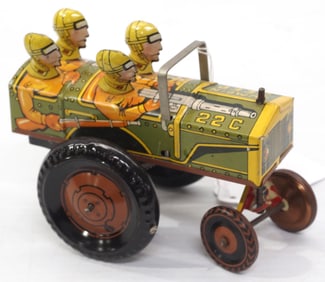 Marx tin litho, wind-up Jumpin Jeep