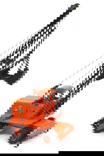 Brenner Big Derrick Pressed Steel Crane Toy - Main Image