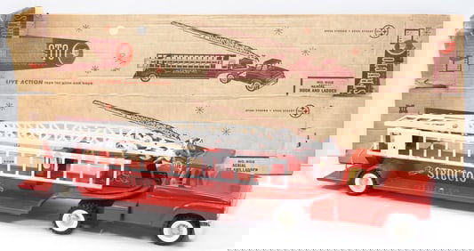 Structo No.902 Aerial Hook & Ladder fire truck