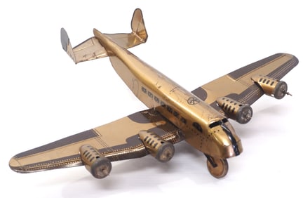Marx wind-up TWA airplane