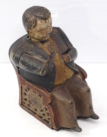 Cast iron Tammany mechanical bank
