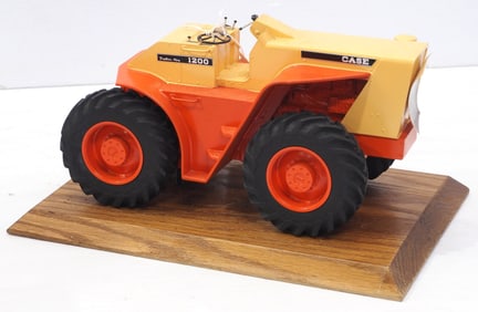 Case 1200 tractor mounted to plaque