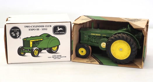 (2) Ertl John Deere tractors