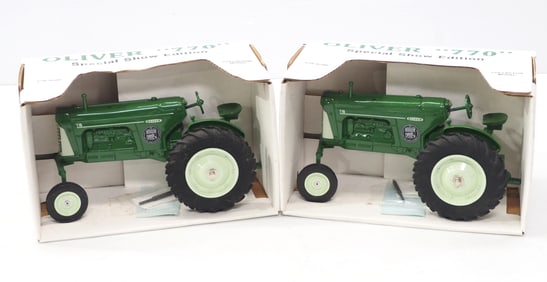 (2) SpecCast Oliver 770 tractors