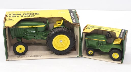 (2) Ertl John Deere tractors