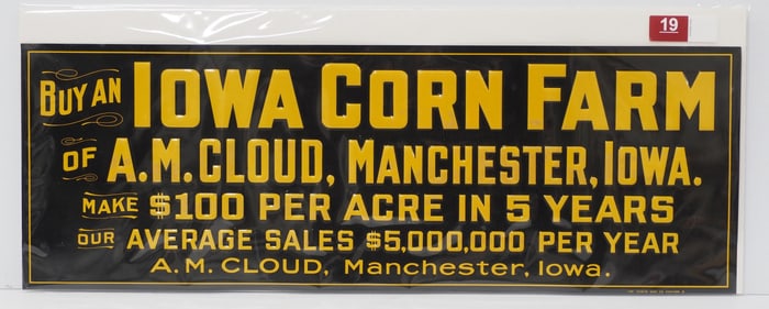 Buy An Iowa Corn Farm sign, marked Scioto