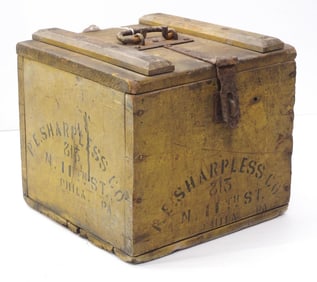 Early wooden grocery box