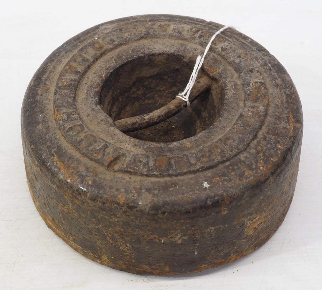 John Watson Mfg. Co. cast iron horse tie: John Watson Mfg. Co. cast iron horse tie, 21 lbs