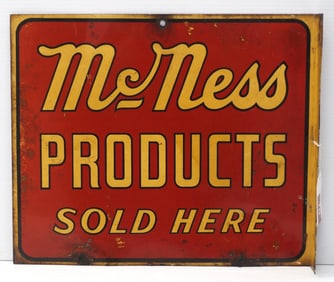 McNess Products Sold Here sign