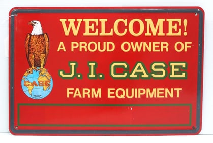 J.I. Case Farm Equipment dealer sign