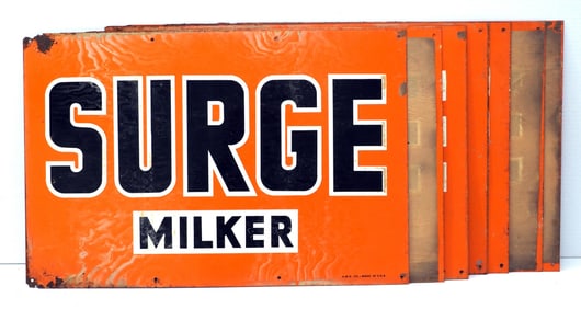 (10) Surge Milker signs