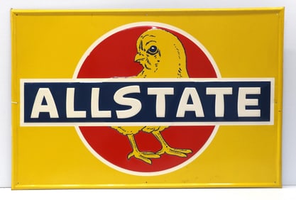 Allstate sign with chick graphic!