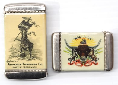(2) Pocket match holders