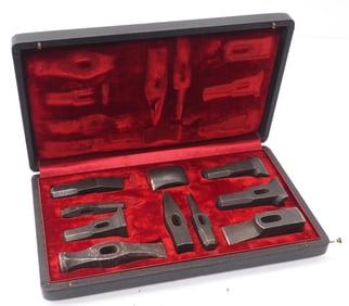 French steel mill salesman sample case
