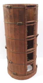 Store display wooden silo for Indiana Silo Co.
