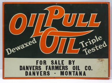 Oil Pull Oil dealer sign