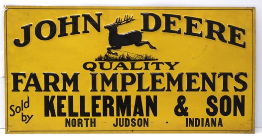John Deere dealer sign